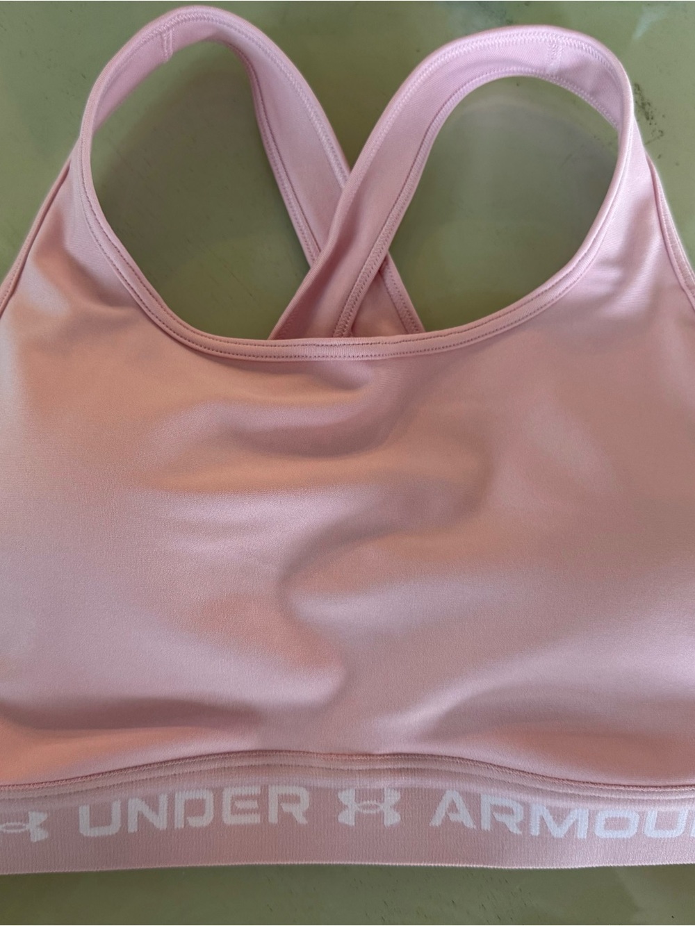 Under Armour Pink Racerback Seamless Sports Bra